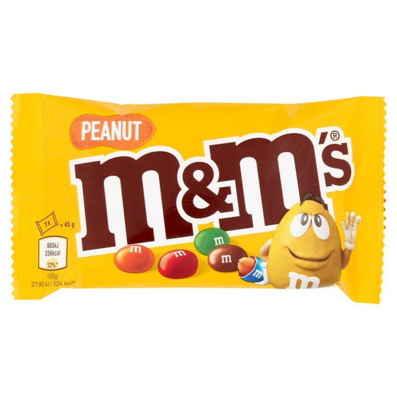 M&M's Peanut Confetti al Cioccolato Contenenti Arachidi 24pz