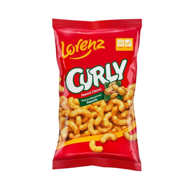 Patatine alle Arachidi Lorenz Curly 18pz
