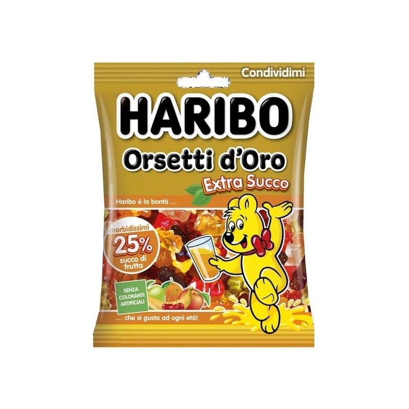 Haribo Orsetti d'Oro Caramelle Gommose 90gr 30pz