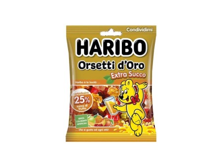 Haribo Orsetti d'Oro Caramelle Gommose 90gr 30pz