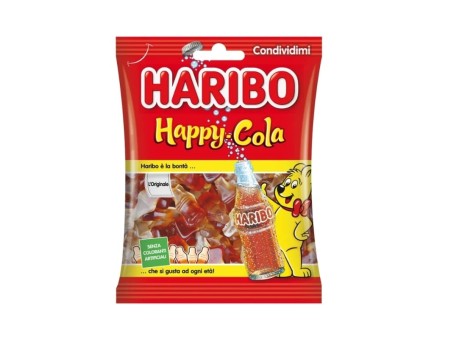 Haribo Happy Cola Caramelle Gommose 90gr 30pz