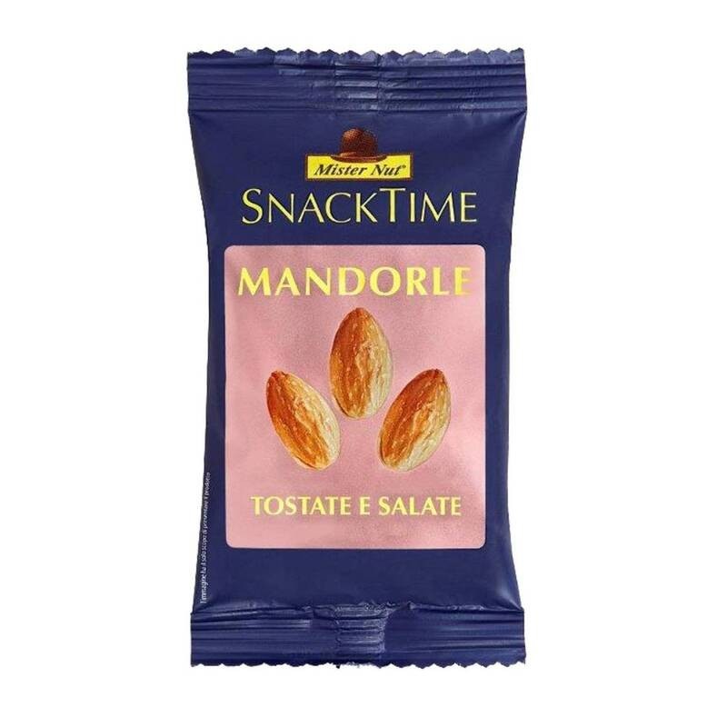 Mandorle Snack time Mister Nut 25gr 24pz