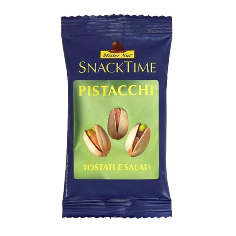 Pistacchi Snack time Mister Nut 25gr 24 pz