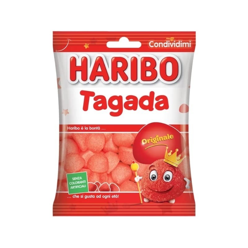 Haribo Tagada Caramelle Gommose 90gr 30pz