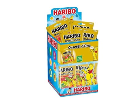 Haribo Mini Orsetti d'Oro Caramelle Gommose 40gr 30pz