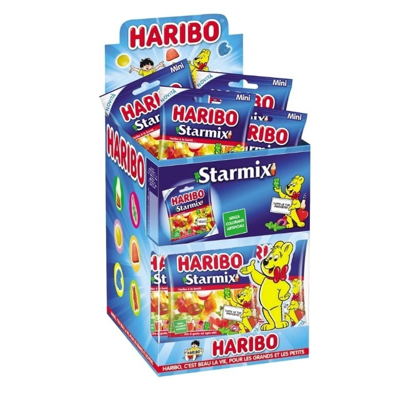 Haribo Mini Starmix Caramelle Gommose 40gr 30pz