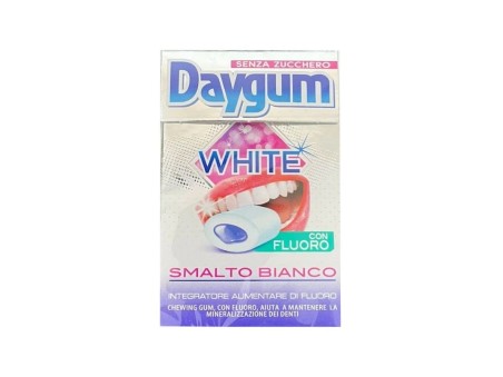 Daygum White Chewing Gum Astuccio, confezione da 20pz