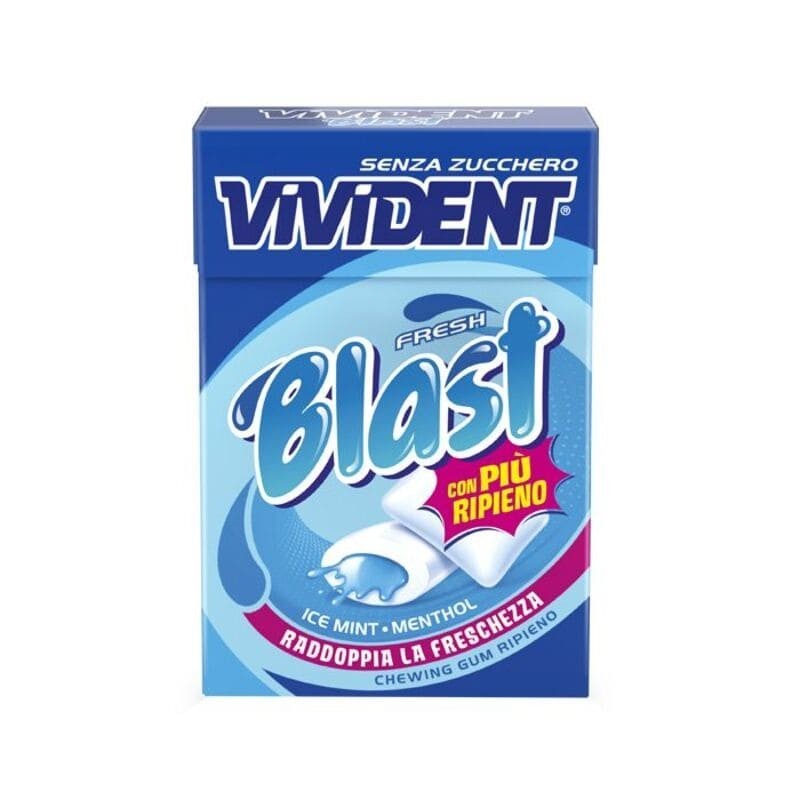 Vivident Blast Fresh Chewing Gum Astuccio confezione da 20 pz