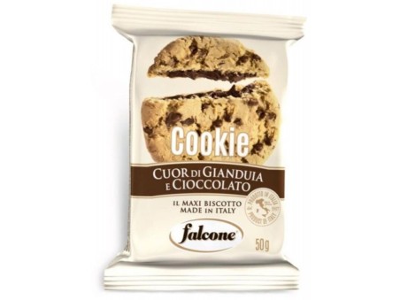 Falcone Cookies al gusto Cioccolato alla Gianduia 40pz