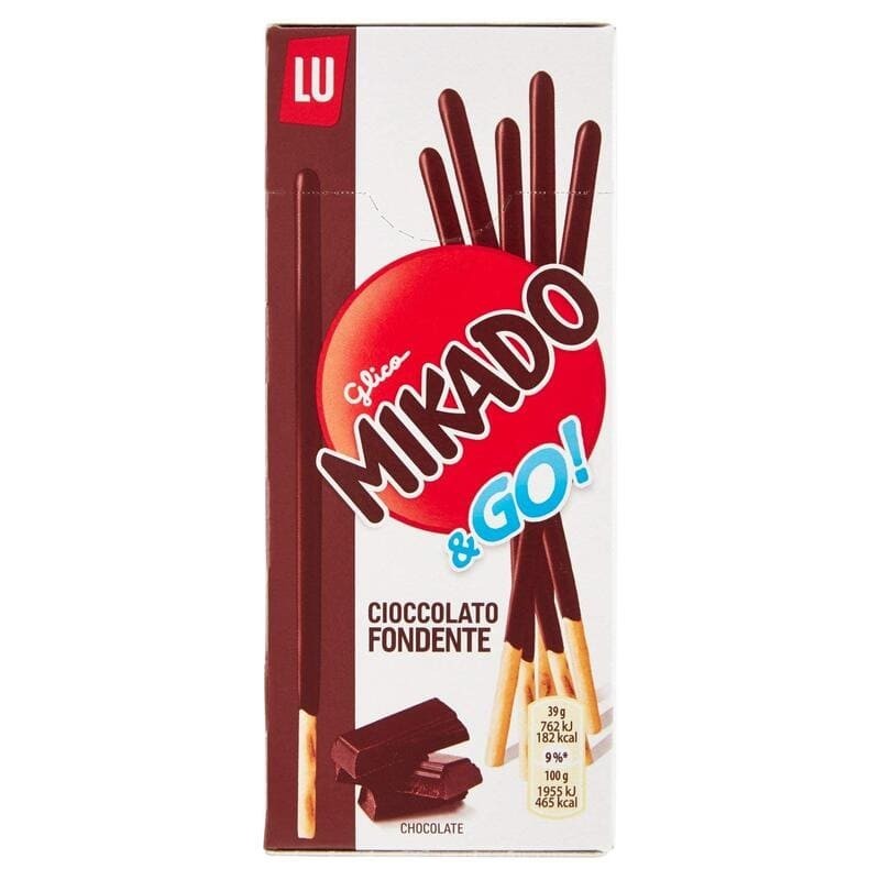 Mikado Bastoncini Ricoperti al Cioccolato Fondente 24pz