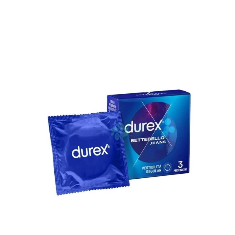 Durex Settebello Jeans Profilattici 3pz Classico
