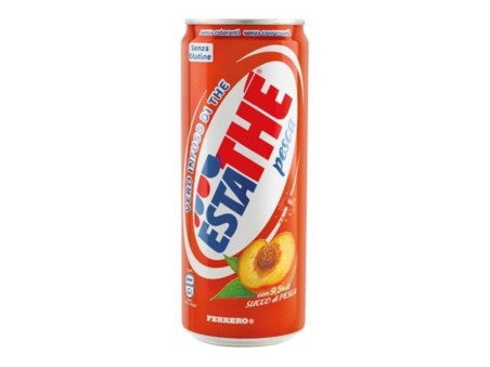 Estathe Gusto Pesca Sleek 330ml 24pz