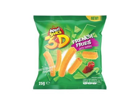Aperisnack French Fries gusto Paprika 25gr 36pz