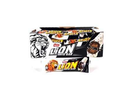 Lion Black and White Edizione Limitata - Barretta al doppio Cioccolato - 42gr 24pz