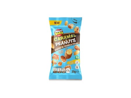 Aperisnack Arachidi Pralinati al Caramello 25gr 40pz