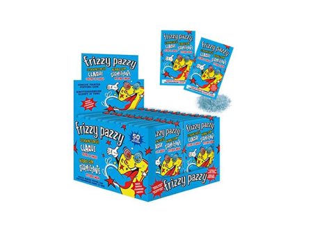 Frizzy Pazzy Bubble Gum alla Frutta Pittura Lingua con granella scoppiettante di gomma alla frutta  50pz