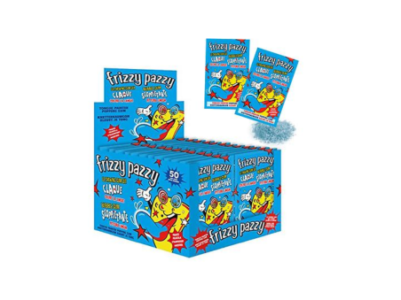 Frizzy Pazzy Bubble Gum alla Frutta Pittura Lingua con granella scoppiettante di gomma alla frutta  50pz