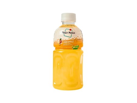Mogu Mogu Pineapple Juice, bevanda al succo d'ananas e Nata de Coco da 320ml