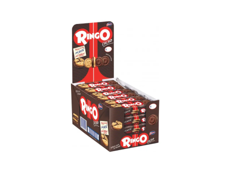 Biscotti Ringo Pavesi al Cacao confezione da 24 pz per 6 biscotti