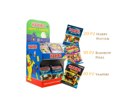 Haribo Expo da Banco Halloween con 40pz