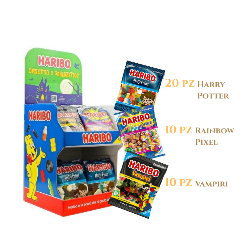 Haribo Expo da Banco Halloween con 40pz