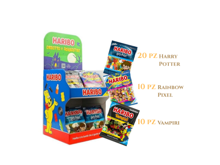 Haribo Expo da Banco Halloween con 40pz