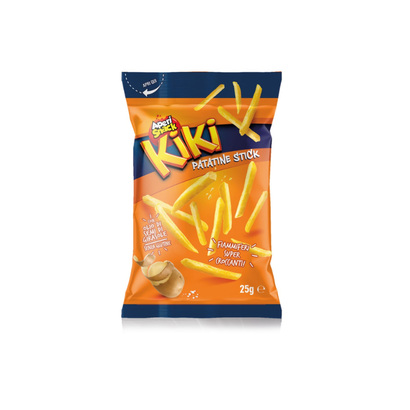 Aperisnack Patatine Kiki 25gr 40pz