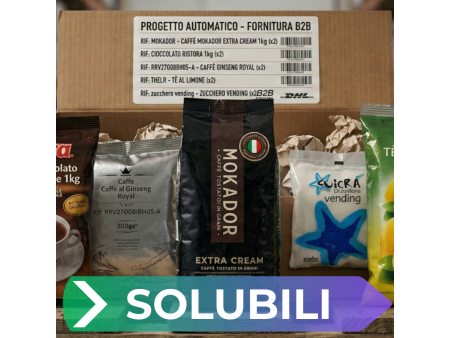 Kit Rifornimento Solubili Smart Caffè Mokador (5 Referenze)