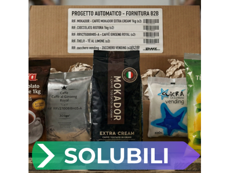 Kit Rifornimento Solubili Smart Caffè Mokador (5 Referenze)