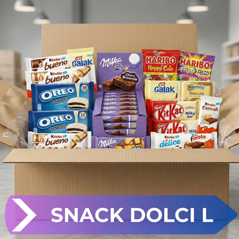 Kit Rifornimento Snack Dolci Maxi - Taglia L - (16 Referenze)
