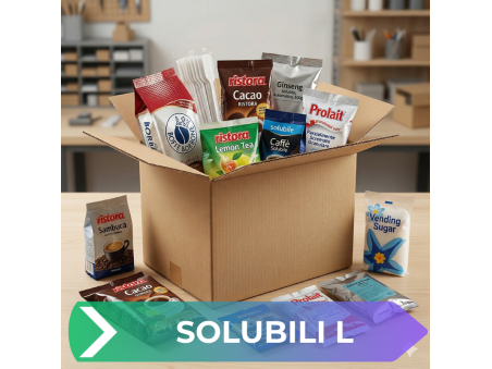 Kit Rifornimento Solubili Premium Caffè Borbone Rosso - (9  Referenze)