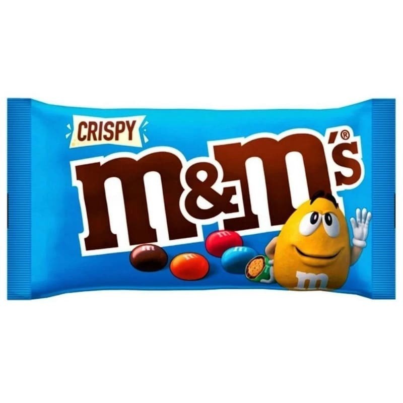 M&M's Crispy Confetti Al Cioccolato Contenenti Riso Soffiato, 24pz