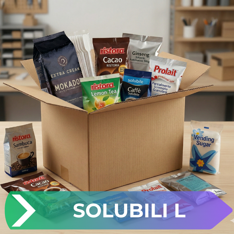 Kit Rifornimento Solubili Premium Caffè Mokador - (9  Referenze)