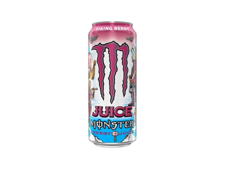 Monster Energy Vinking Berry, Bevanda Energetica Gusto Frutti di Bosco, 24pz