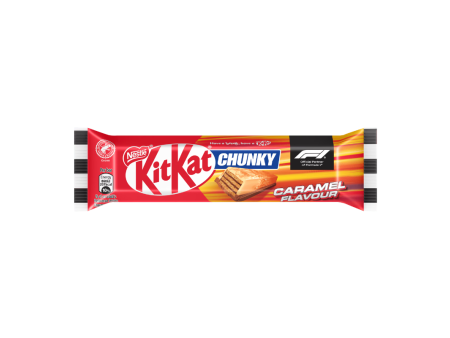 Kit Kat Chunky, Barretta al Cioccolato con Wafer ripieno al Caramello 24pz 40 gr