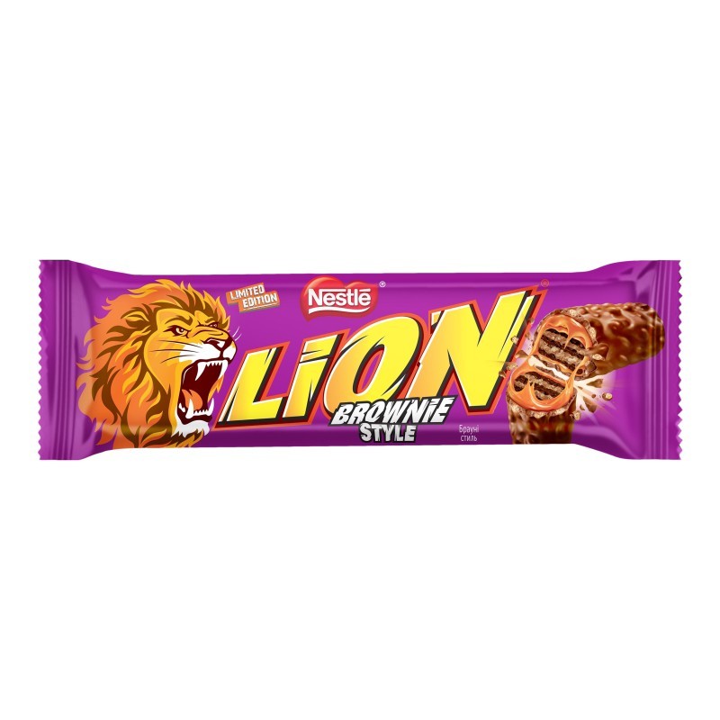 Wafer Lion Brownie Style Edizione Limitata con Caramello e Cereali 24pz
