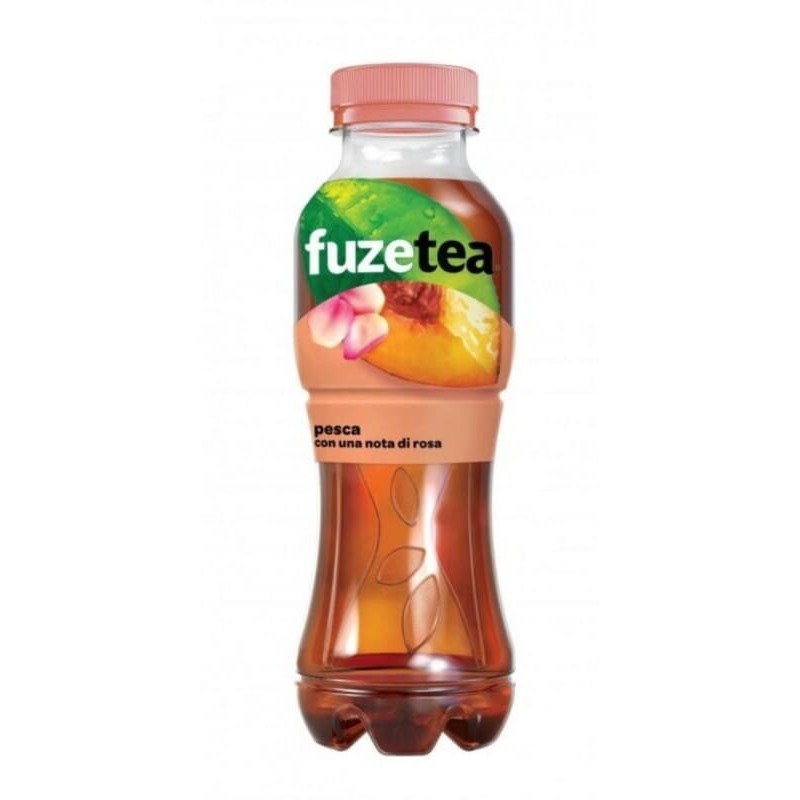 Thè FuzeTea al gusto di Pesca e Rosa 400ml 12pz