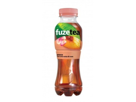 Thè FuzeTea al gusto di Pesca e Rosa 400ml 12pz