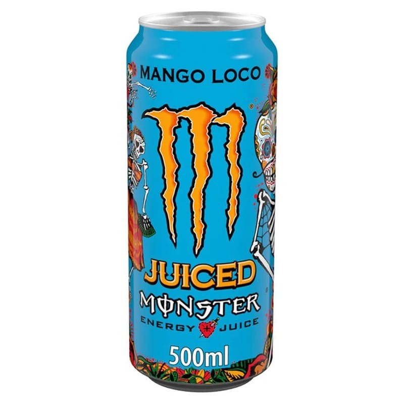 Monster Energy Mango Loco, Bevanda Energetica Gusto Mango , 24pz Monster Energy Mango Loco, Bevanda Energetica Gusto Mango , 24pz